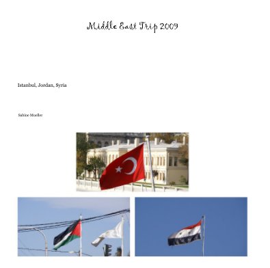 Middle East Trip 2009 book cover