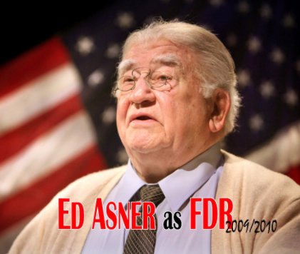 ED ASNER as FDR book cover