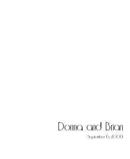 Donna and Brian September 6, 2009 book cover