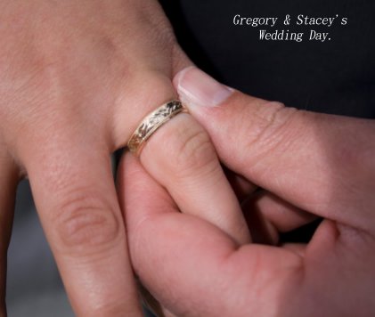 Gregory & Staceys Wedding Day book cover
