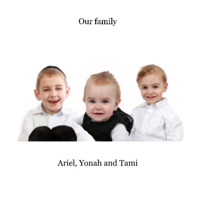Our family book cover