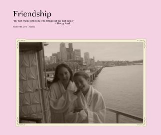 Friendship book cover
