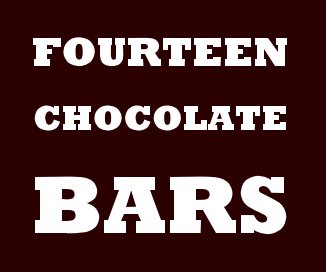 Fourteen Chocolate Bars book cover