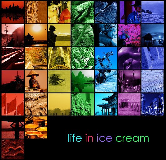 View life in ice cream by photography by chalin' a. aswell