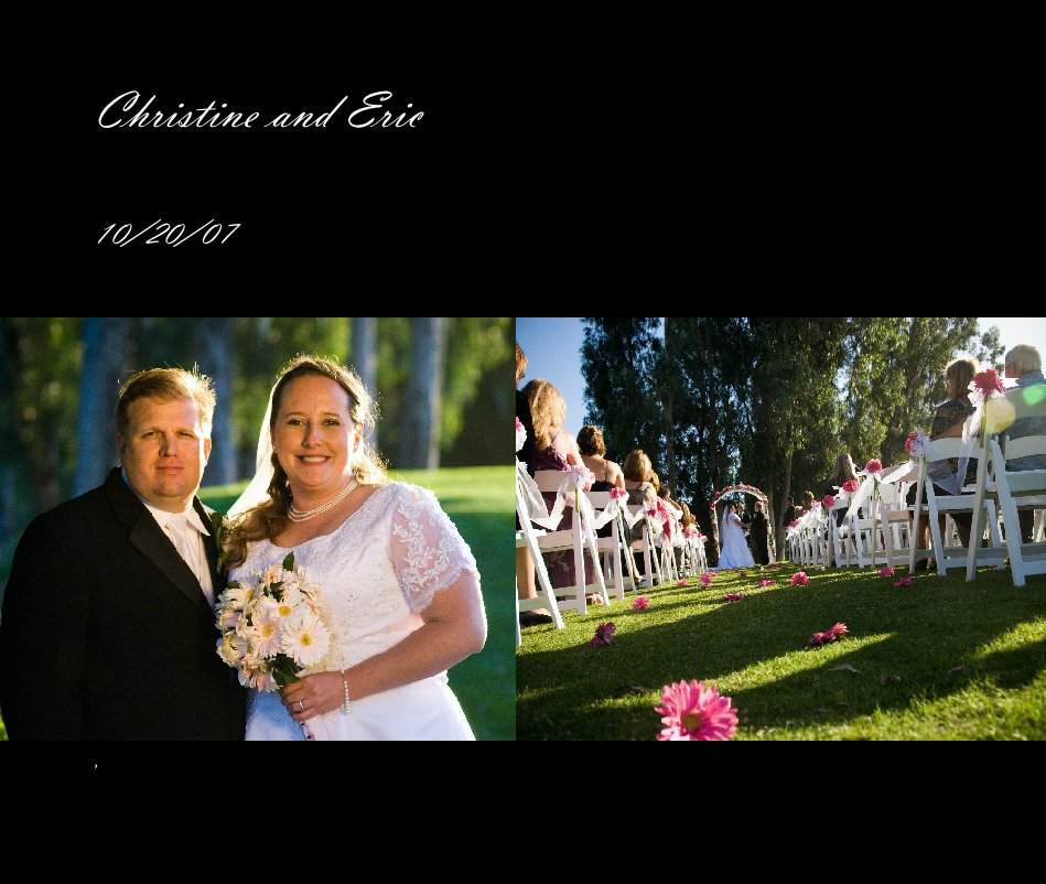View Christine and Eric by sundiego