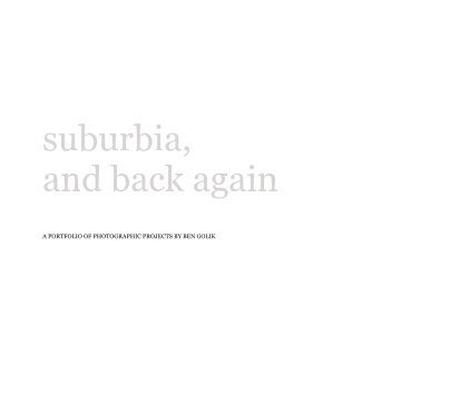 suburbia, and back again book cover