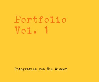 Portfolio Vol. 1 book cover
