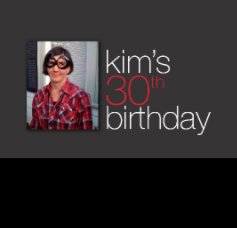kim's 30th birthday book cover