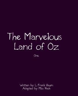The Marvelous Land of Oz book cover