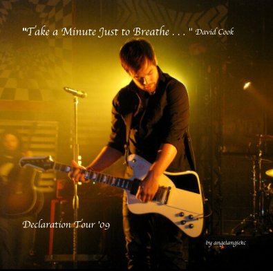 "Take a Minute Just to Breathe . . . " David Cook book cover