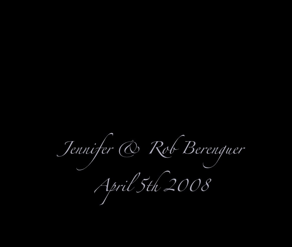 View Jennifer & Rob Berenguer April 5th 2008 by julebule