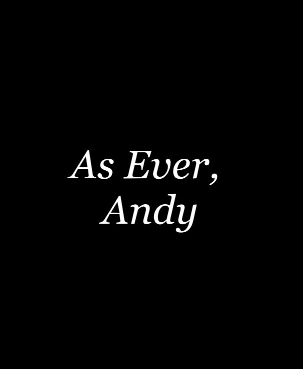 Ver As Ever, Andy por A. P. Buell