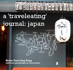 a 'traveleating' journal: japan book cover