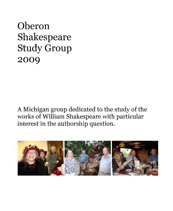 Oberon Shakespeare Study Group 2009 nach LindaTheil anzeigen