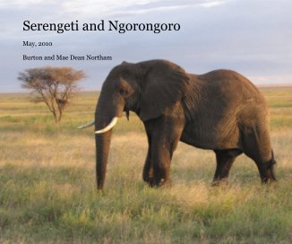 Serengeti and Ngorongoro book cover