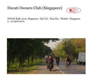 Ducati Owners Club (Singapore) book cover