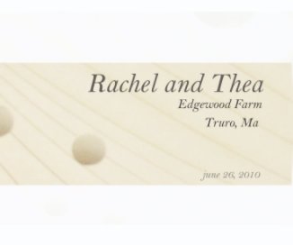 Rachel and Thea June 26,2010 book cover