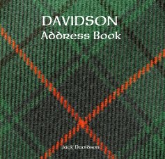 DAVIDSON Address Book book cover