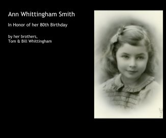 Ann Whittingham Smith book cover