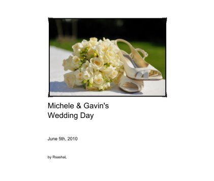 Michele & Gavin's Wedding Day (13 x 11) book cover