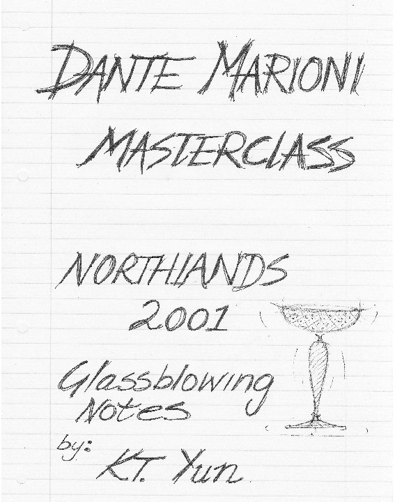 View Dante Marioni Masterclass - Northlands 2001 by KT Yun