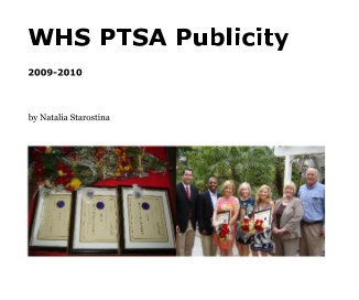 WHS PTSA Publicity book cover