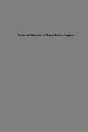 Antisocial Behavior in Warwickshire, England book cover