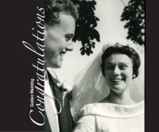 mum and dad golden wedding book cover