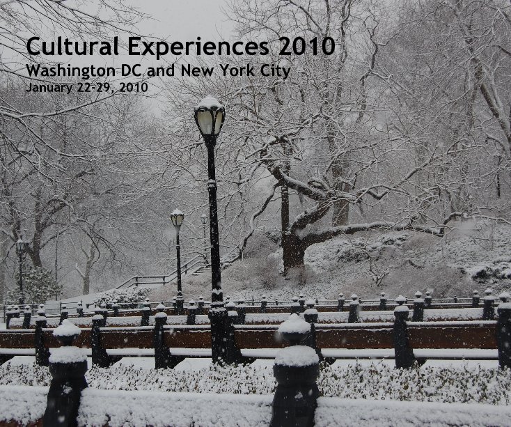 View Cultural Experiences 2010 Washington DC and New York City by Donita