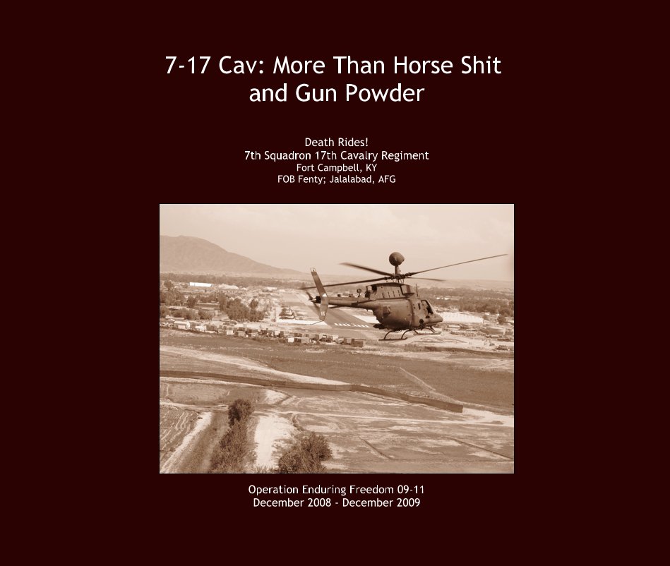 Visualizza 7-17 Cav: More Than Horse Shit and Gun Powder di TF Palehorse OEF 09-11