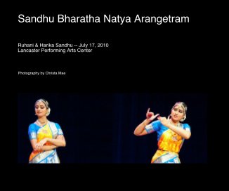 Sandhu Bharatha Natya Arangetram book cover