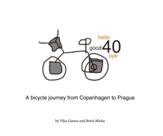 A bicycle journey from Copenhagen to Prague book cover