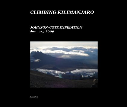 CLIMBING KILIMANJARO book cover