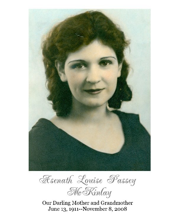 View Asenath Louise Passey McKinlay by Rosemary Aldrich, daughter