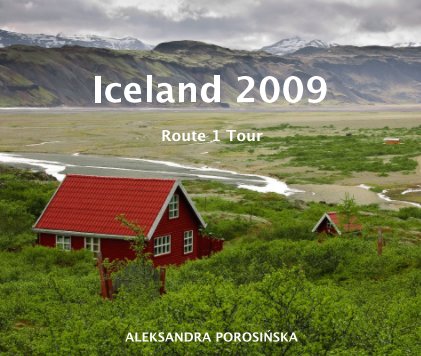 Iceland 2009 Route 1 Tour book cover