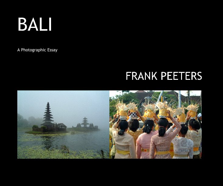 View BALI - by Frank Peeters by FRANK PEETERS