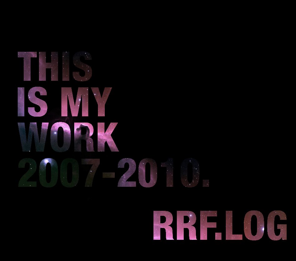View RRF WORK LOG by Ralf Furulund