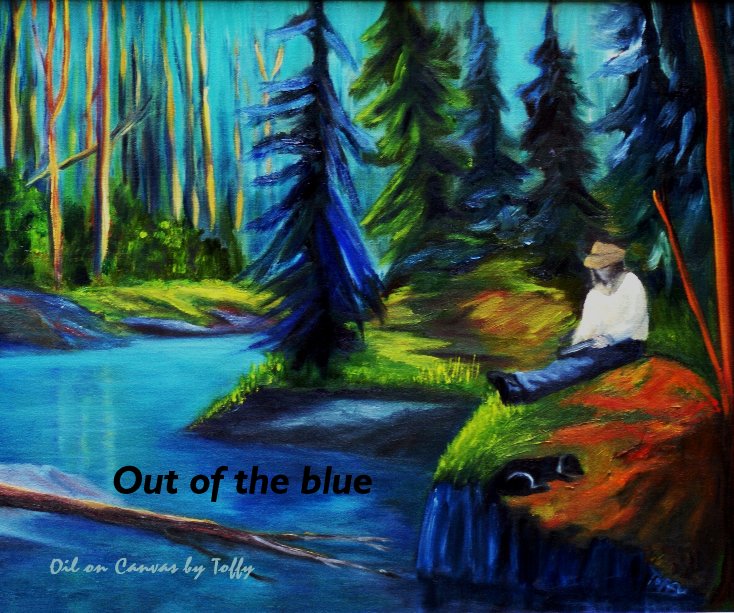 Bekijk Out of the blue op Oil on Canvas by Toffy
