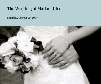 The Wedding of Matt and Jen book cover