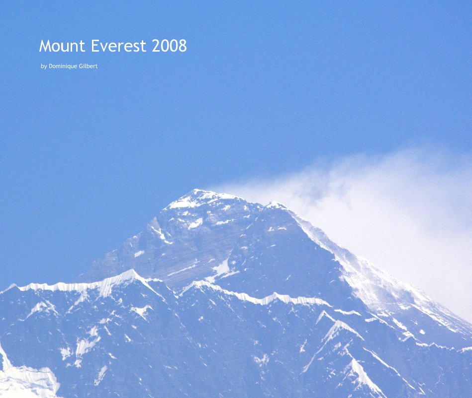 View Mount Everest 2008 by Dominique Gilbert