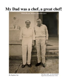 My Dad was a chef, a great chef! (Softcover) book cover