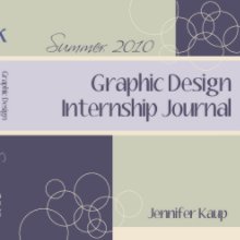 Graphic Design Internship Journal book cover