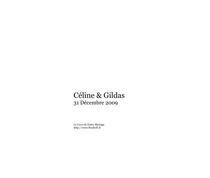 Céline & Gildas 31 Décembre 2009 book cover