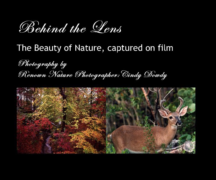 Ver Behind the Lens por Photography by Renown Nature Photographer:Cindy Dowdy