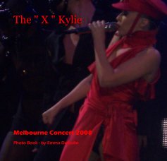 The " X " Kylie book cover