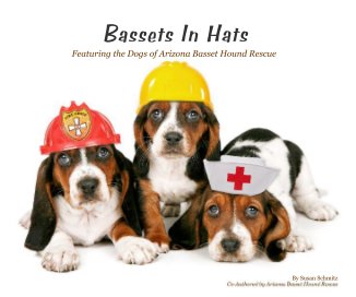 Bassets In Hats (premium paper) book cover