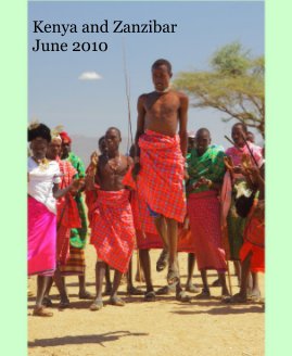 Kenya and Zanzibar June 2010 book cover