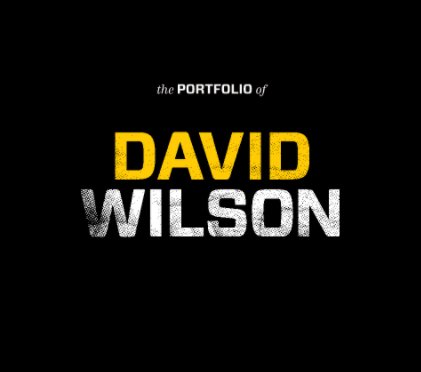 The Portfolio of David Wilson book cover