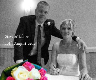 Steve & Claire 10th August 2010 book cover