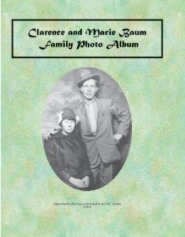 Clarence and Marie Family Photo Album book cover